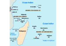 Océan indien (Comores, Ile Maurice, Réunion, Madagascar, Mayotte et Seychelles)