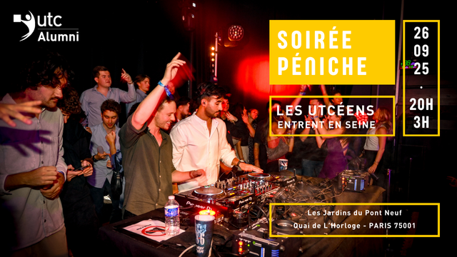 Soirée Péniche - Les UT entrent en Seine 2025 "LES 10 ANS"