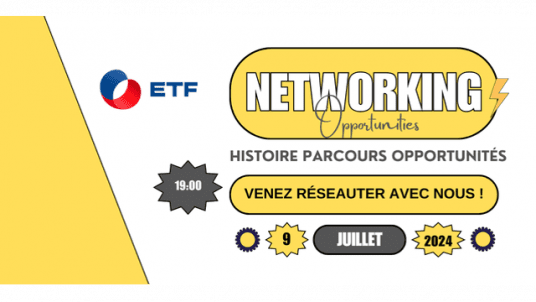 Soirée Networking : ETF (filiale ferroviaire de VINCI) 
