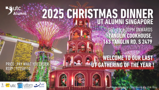 Afterwork de Noël inter UT à Singapour  