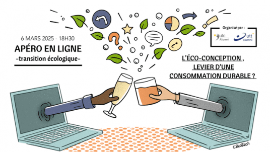 Apéro en ligne n°10  - Transition écologique : L’éco-conception des produits, levier d’une consommation durable ? 